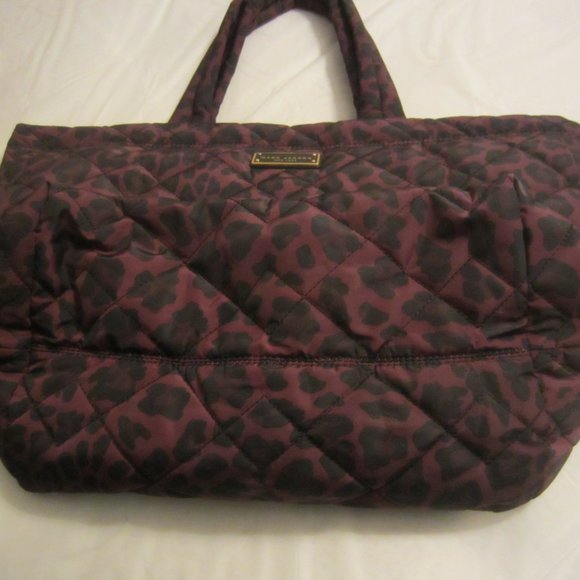 Marc Jacobs Purple Large Leopard Print Tote - Picture 3 of 7